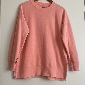 Aerie pastel orange oversized sweatshirt. Size XS